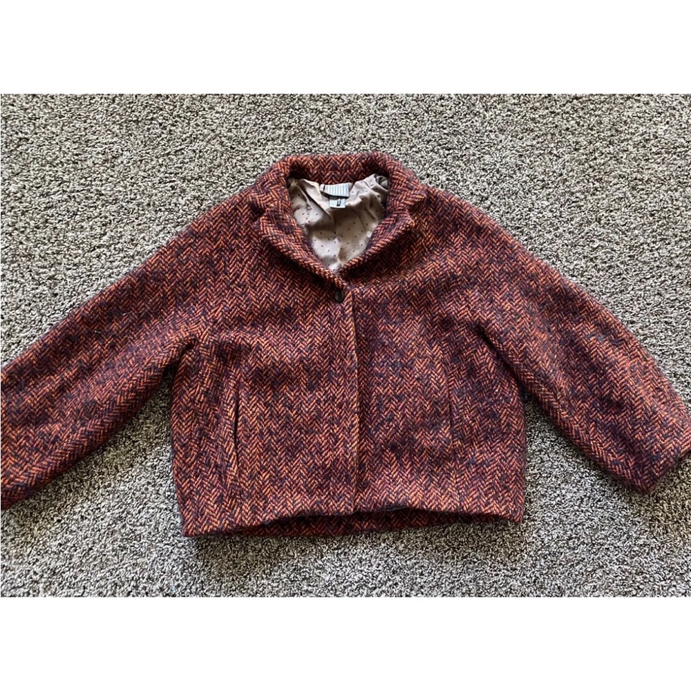 lilith jacket womens XS tissu italien XS 48% wool 6% alpaca